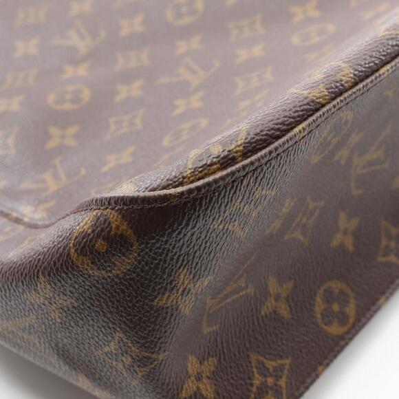 LOUIS VUITTON Brown Monogram Leather Shoulder Bag - Picture 9 of 9
